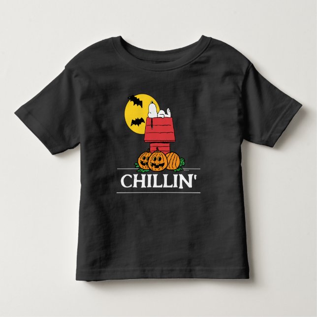 Peanuts | Snoopy Halloween Doghouse Toddler T-Shirt (Front)