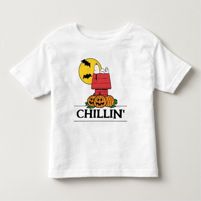 Peanuts | Snoopy Halloween Doghouse Toddler T-Shirt (Front)
