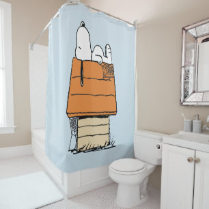 Peanuts   Snoopy Halloween Nap Shower Curtain