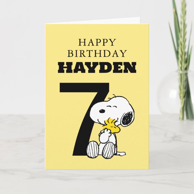 PEANUTS | Snoopy Happy Birthday Card (Front)