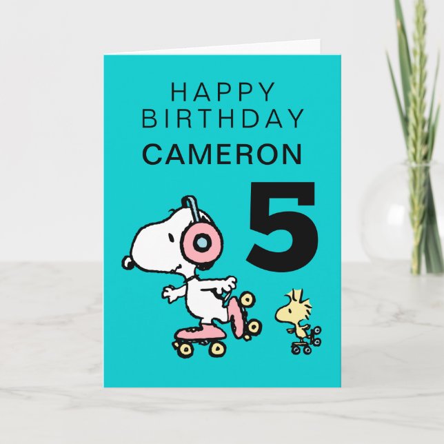PEANUTS | Snoopy Happy Birthday Card (Front)