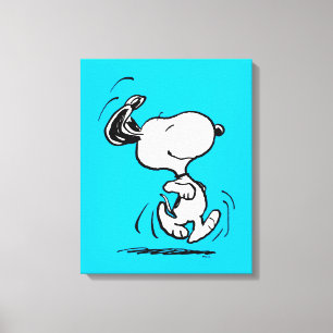 Peanuts Snoopy Happy Dance Canvas Print