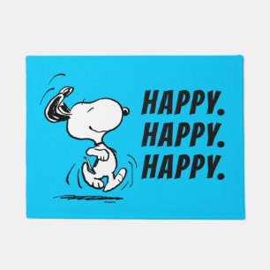 Peanuts   Snoopy Happy Dance Doormat