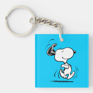 Peanuts   Snoopy Happy Dance Key Ring