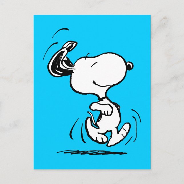 Peanuts | Snoopy Happy Dance Postcard (Front)