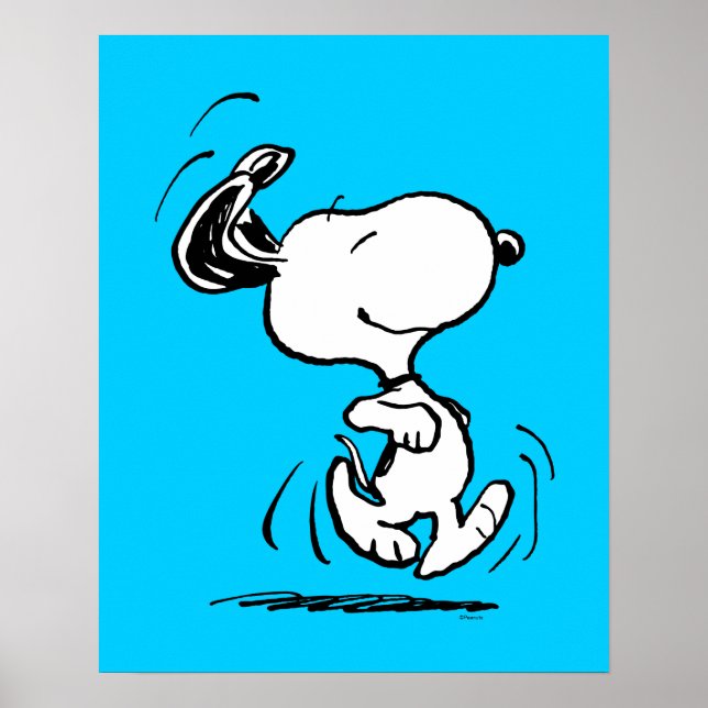 Peanuts | Snoopy Happy Dance Poster (Front)