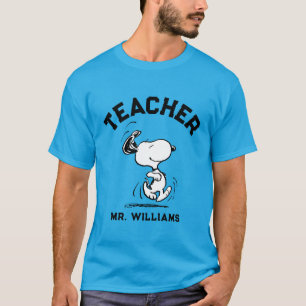 Peanuts Snoopy Happy Dance Teacher T-Shirt