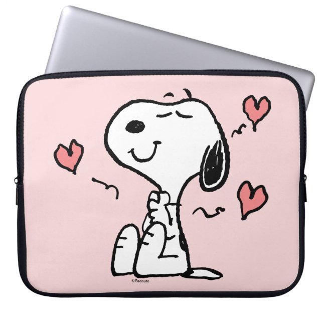 Peanuts | Snoopy Hearts Laptop Sleeve (Front)