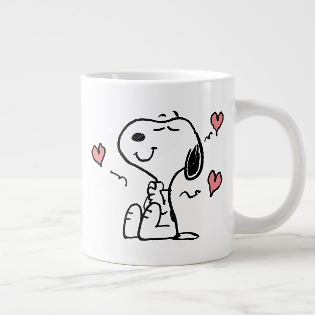 Peanuts | Snoopy Hearts Large Coffee Mug (Right)