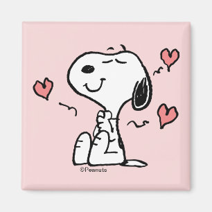 Peanuts   Snoopy Hearts Magnet