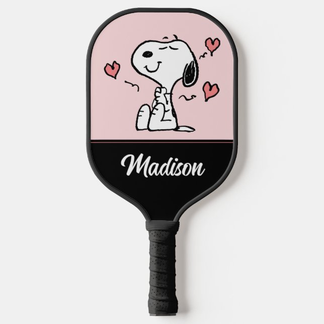 Peanuts | Snoopy Hearts Pickleball Paddle (Front)