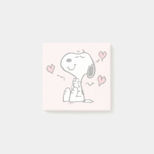 Peanuts   Snoopy Hearts Post-it Notes