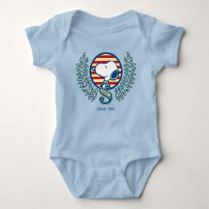 Peanuts   Snoopy Heraldry Baby Bodysuit