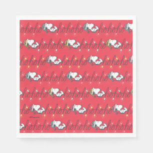 Peanuts   Snoopy Holiday Ho Ho Ho Holiday Pattern Napkin