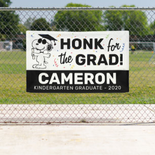 Peanuts - Snoopy Honk for the Grad Banner