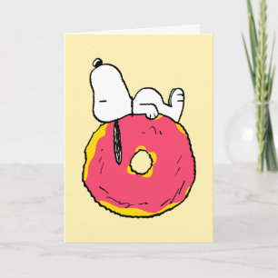 Peanuts   Snoopy I Doughnut Know   Add Your Photo Card