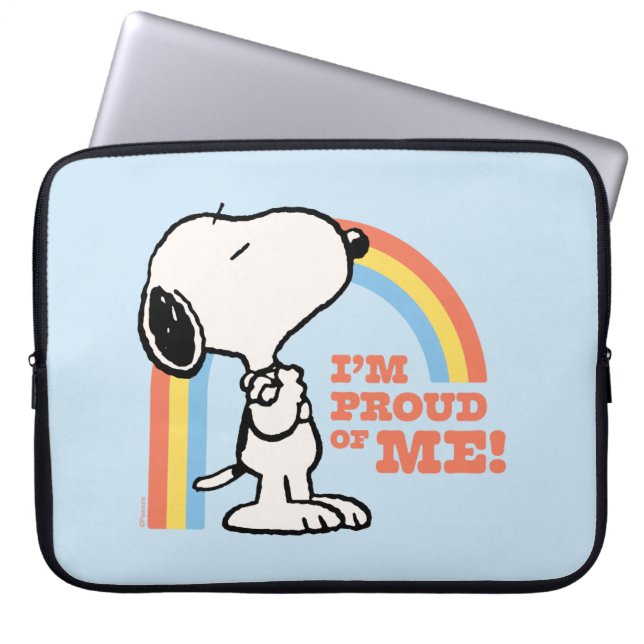 Peanuts | Snoopy I'm Proud of Me Laptop Sleeve (Front)