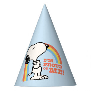 Peanuts   Snoopy I'm Proud of Me Party Hat