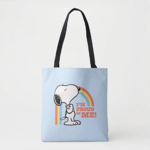 Peanuts   Snoopy I'm Proud of Me Tote Bag