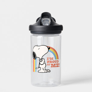 Peanuts   Snoopy I'm Proud of Me Water Bottle