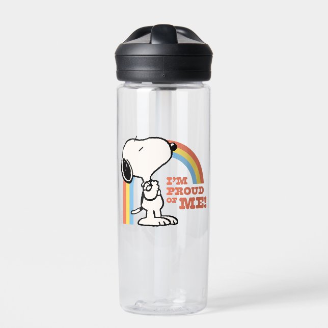 Peanuts | Snoopy I'm Proud of Me Water Bottle (Front)