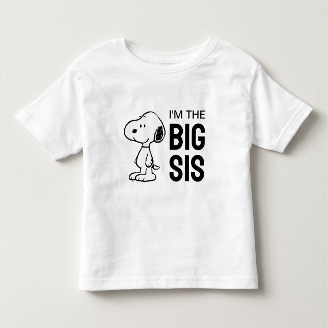 Peanuts Snoopy | I'm the Big Sister Toddler T-Shirt (Front)