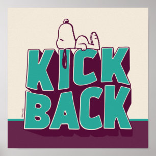 Peanuts   Snoopy Kickback Poster