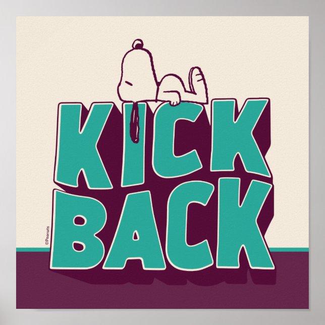 Peanuts | Snoopy Kickback Poster (Front)
