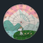 Peanuts | Snoopy Leader of the Pack Dartboard<br><div class="desc">Check out this super cute outdoor themed Peanuts art featuring Snoopy and his scouts.</div>
