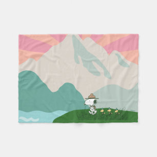 Peanuts   Snoopy Leader of the Pack Fleece Blanket