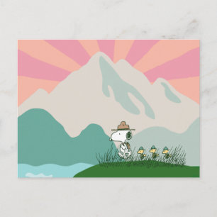 Peanuts   Snoopy Leader of the Pack Postcard