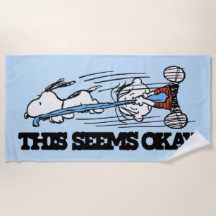 Peanuts   Snoopy & Linus Beach Towel