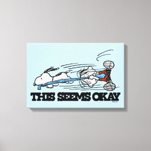 Peanuts Snoopy & Linus Canvas Print