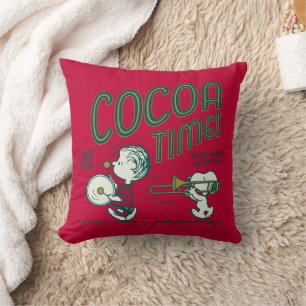 Peanuts   Snoopy & Linus Cocoa Time Cushion