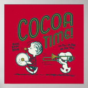 Peanuts   Snoopy & Linus Cocoa Time Poster