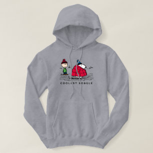 Peanuts   Snoopy & Linus Down Filled Jacket Hoodie