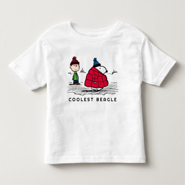 Peanuts | Snoopy & Linus Down Filled Jacket Toddler T-Shirt (Front)