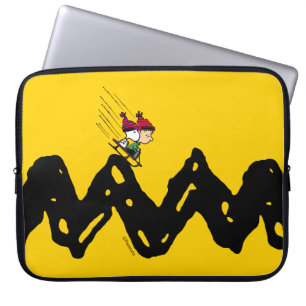 Peanuts Snoopy & Linus Sled Ride Laptop Sleeve