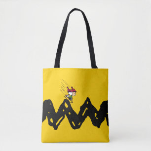 Peanuts Snoopy & Linus Sled Ride Tote Bag