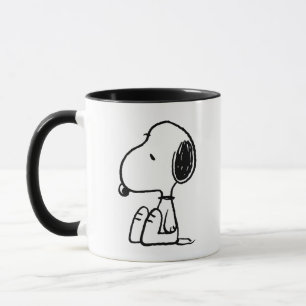 Peanuts   Snoopy Looking Down Mug