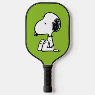 Peanuts   Snoopy Looking Down Pickleball Paddle