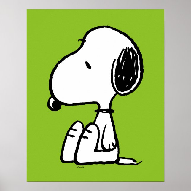 Peanuts | Snoopy Looking Down Poster (Front)