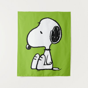 Peanuts   Snoopy Looking Down Tapestry