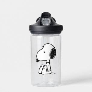 Peanuts   Snoopy Looking Down Water Bottle
