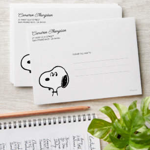 Peanuts   Snoopy Looks Envelope