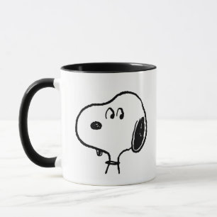 Peanuts Snoopy Looks Mug