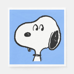 Peanuts   Snoopy Looks Napkin