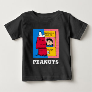 Peanuts   Snoopy & Lucy Half & Half Baby T-Shirt