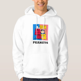 Peanuts   Snoopy & Lucy Half & Half Hoodie