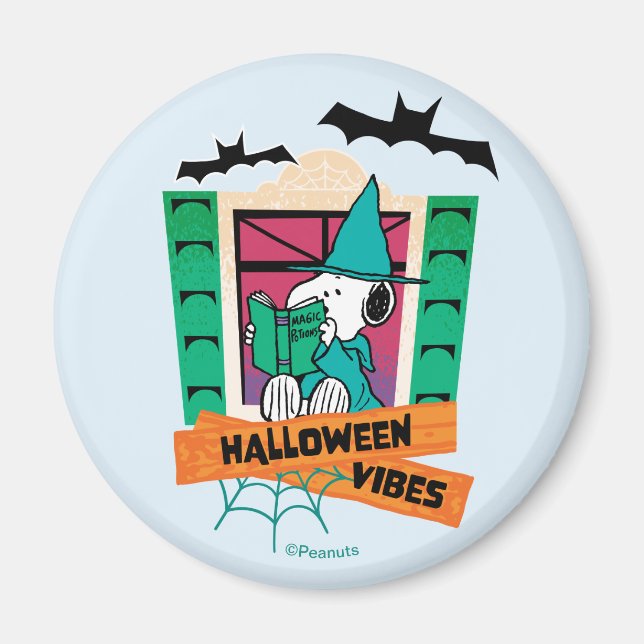 Peanuts Snoopy Magic Potions Halloween Magnet (Front)